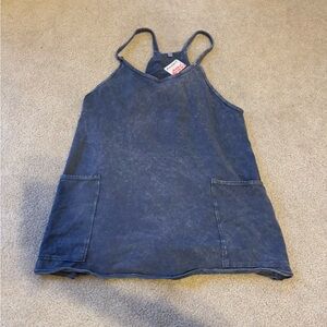 Denim Blue Sleeveless Dress